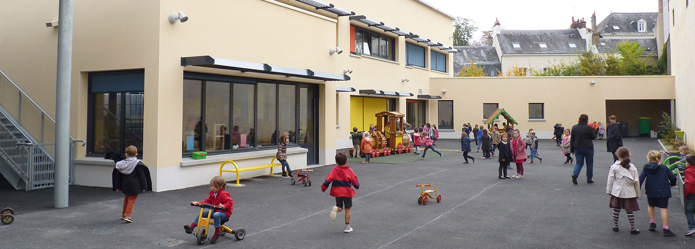 Cours de la maternelle Sainte Marie