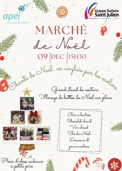 affiche marché de Noël