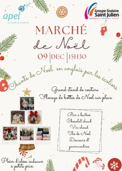 affiche marché de Noël